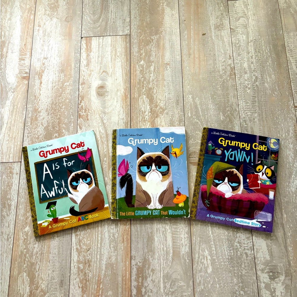 Grumpy Cat little golden book collection